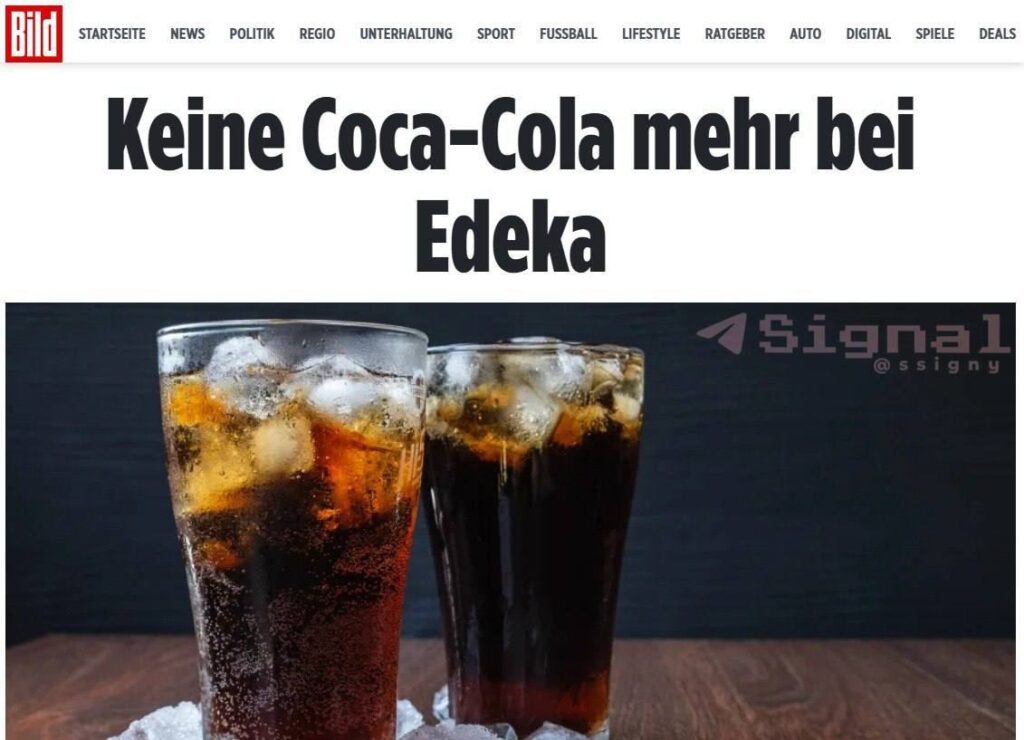 peak Supervise Unfortunately Cel mai mare distribuitor de retail din Germania anulează contractele cu  Coca-Cola
